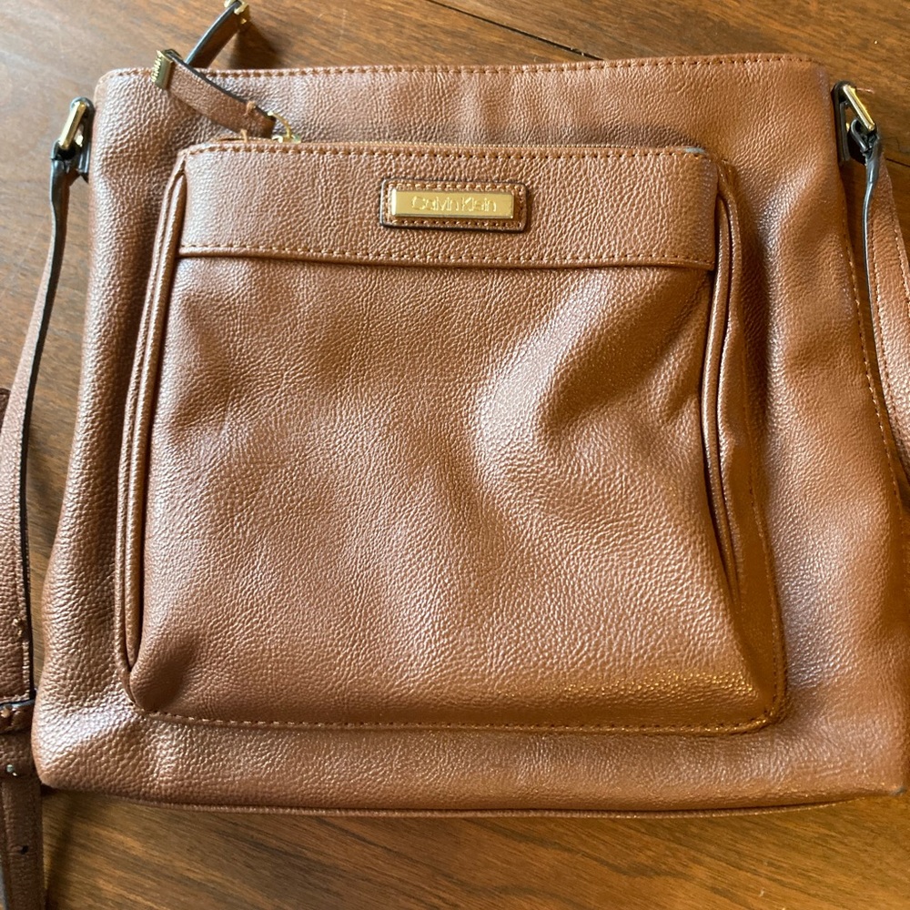 Calvin Klein north south crossbody purse